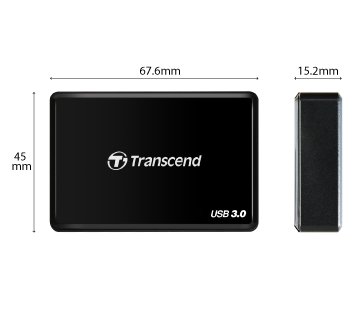 Быстрое устройство чтения карт CFast 2.0 1 порт USB 3.0 Transcend