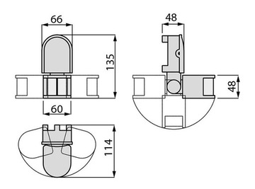 GTV CR-2 IP44 Сумеречный датчик движения 180 градусов