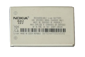 ОРИГИНАЛЬНЫЙ АККУМУЛЯТОР NOKIA BLB-2 5210 6510 7650 8210