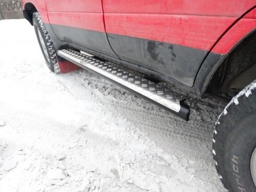 фото thumb №9, Пороги боковые toyota land cruiser 100 4up металлический