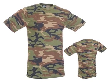 ФУТБОЛКА в стиле милитари USAArmy Camo WOODLAND L