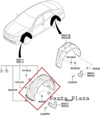 фото thumb №1, Org! подкрылок перед передние левая kia optima 2015-