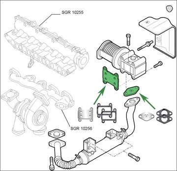 Заглушки EGR FIAT Croma Stilo LANCIA Thesis 1.9JTD