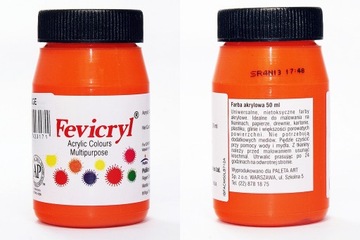 Краски для ткани Fevicryl 50 мл Оранжевый