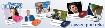 Pieczątka kieszonkowa Colop Mouse 20 PROJEKT + GUMKA 4 wersy