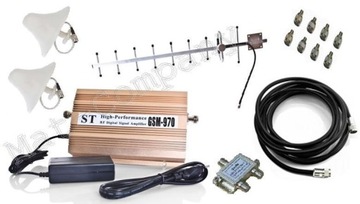 Усилитель дальности ST-970 НА 800м2 + АНТЕННА YAGI