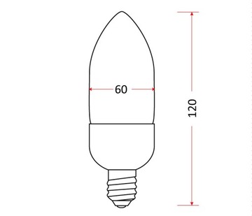 LED 4W LED BUMAL LED-CAN-80 X SMD E14 CB