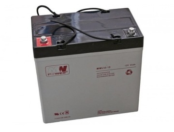 Аккумулятор MW Power MWL 55-12 12 В 55 Ач