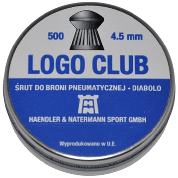 Пули 4,5 мм для пневматического пистолета Diabolo H&N Logo Club 500 шт.