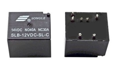 Реле 12В 40А 30А SONGLE SLB-12VDC-SLC (1425)