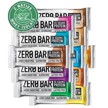BIOTECH USA ZERO BAR 50g PYSZNY BATON BIAŁKOWY CAPPUCINO