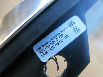 фото thumb №2, Vw beetle cabrio планка крыша хром зад 5c3853981c