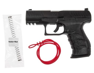 WALTHER Шаровой пистолет с резиновым перцем CO2 PPQ M2 T4E .43 Футляр