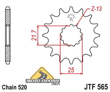 Комплект привода Yamaha YZ-F 450 05-06 S.Wzmocnio