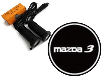 СВЕТОДИОДНЫЕ ПРИВЕТСТВЕННЫЕ ОГНИ MAZDA 3 MAXX LOGO POWER 2x7W