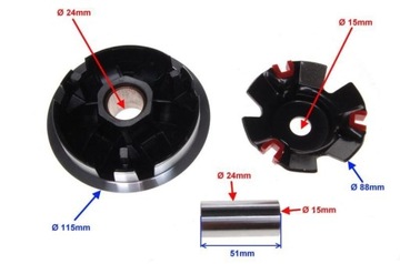 ТЮНИНГ Zipp Quantum Vega 125 / Znen 150 вариатор