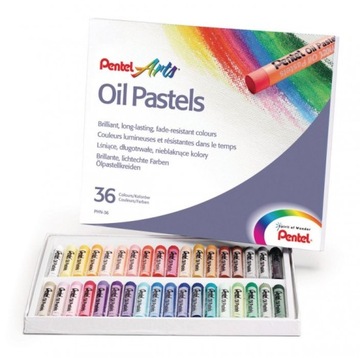 Масляная пастель Pentel, 36 шт.