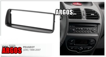 РАМКА РАДИО ДЛЯ PEUGEOT 206 RADIO plus разъем ISO