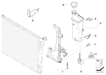 фото thumb №16, Bmw e46 x5 e53 x3 e83 оригинальный бак расширительный системы охлаждение