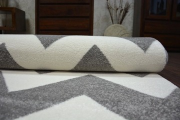 Ковер 180x270 SCANDINAVIAN ZIGZAG GREY SK #GR2171