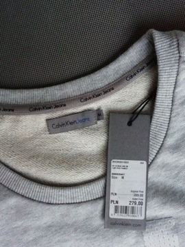 CALVIN KLEIN Jeans Толстовка LOGO GREY M CK В ПОДАРОК