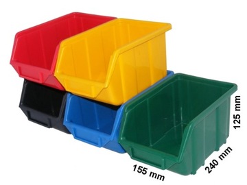Pojemnik magazynowy Ecobox - 240x155x125mm Kuweta