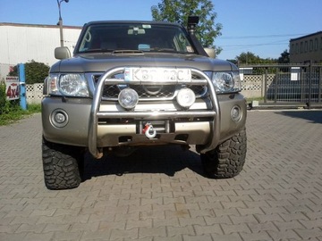 Накладка лебедки Nissan Patrol Y61 в бампер Expedition 4x4