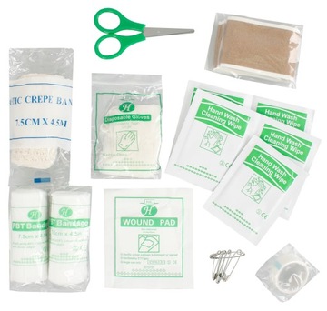 Аптечка с туристическим снаряжением MIL-TEC First Aid Kit MIDI Olive