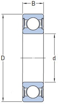 6304 2RSC3 TIMKEN Łożysko kulkowe 20x52x15