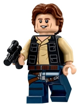 Фигурка Lego StarWars @@ HAN SOLO +WEAPONS @@ с 75205