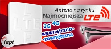 Крытая 3G 4G 5G LTE антенна 14дБи Huawei B535-232 ZTE MF-286R SMA 3м