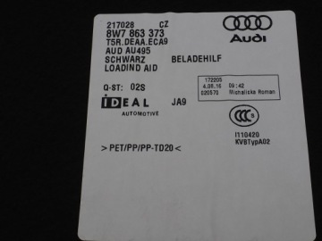 фото thumb №5, Ap покрытие багажника 8w7863373 audi a5 cabrio