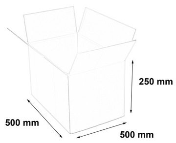 БОЛЬШАЯ КАРТОННАЯ КОРОБКА 500x500x250 БОЛЬШАЯ КОРОБКА 10 шт.