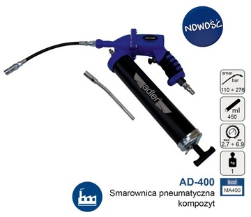 Adler AD-400 Smarownica pneumatyczna 450ml