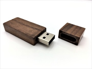 Деревянная флешка 32 ГБ USB ECO-память в ПОДАРОК