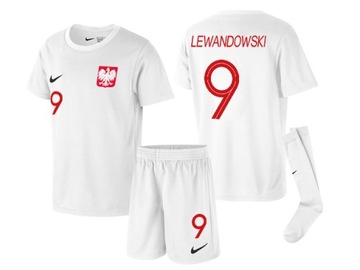 ФУТБОЛЬНЫЙ КОСТЮМ NIKE POLSKA LEWANDOWSKI 116-122