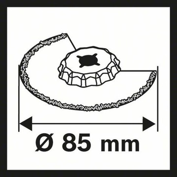 ПИЛЬНОЕ ПОЛОТНО BOSCH ACZ 85 RD4 DIAMOND STARLOCK