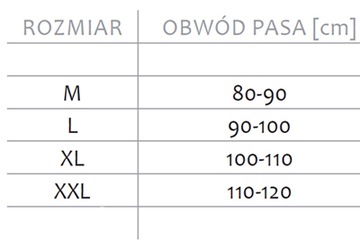 GORSET LĘDŹWIOWY pas na kręgosłup Z DOCIĄGAMI XXL