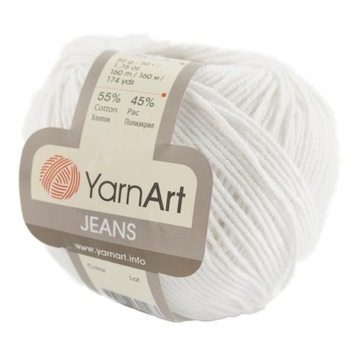 Пряжа YarnArt Jeans 01