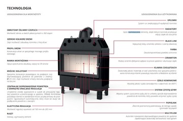 DEFRO HOME INTRA ME KOMINEK WKŁAD KOMINKOWY 13 kW