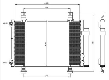 фото thumb №6, Радиатор конденсатор кондиционера suzuki splash 08-
