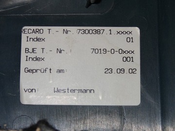 фото thumb №10, Пластик боковой сиденье recaro audi a6 s6 rs6 c5