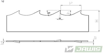 ЛЕНТОЧНАЯ ПИЛА ARMOTH GTS 40X1,1X4005 ROH 10 шт.