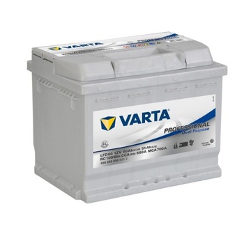 Аккумулятор 60AH/680A P+ VARTA LA60 AGM для кемперов