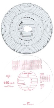 Диски Диски для тахографа ТАБЛИЦА ТАБЛИЦЫ Haug 140 км/ч Combi