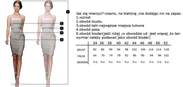 CAMILL 222 zielona GORSETOWA SUKIENKA 42