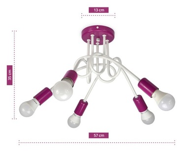 ДЕТСКИЙ ПОТОЛОЧНЫЙ СВЕТИЛЬНИК 261-5 Цвета