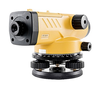 Оптический нивелир TOPCON AT-B4A с рейкой и штативом