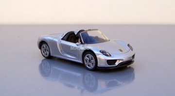 SIKU 1475 Porsche 918 SPYDER КАБРИОЛЕТ СЕРЕБРЯНЫЙ