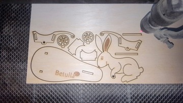 Sklejka brzozowa 3mm 100x60 cm kl 1/2 CO2 CNC